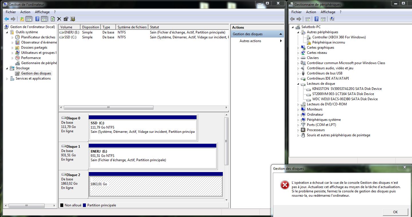 Capture DD Seagate :
