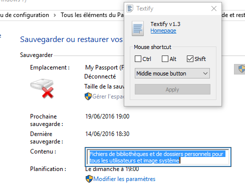 Capture-capture du texte du panneau de configuration textify.PNG