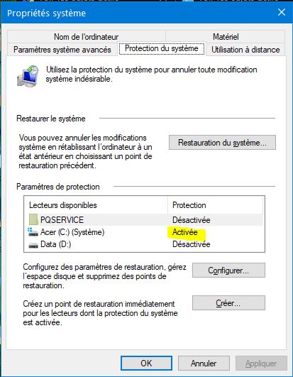 Capture-propriétés système activation restauration-configurer.JPG